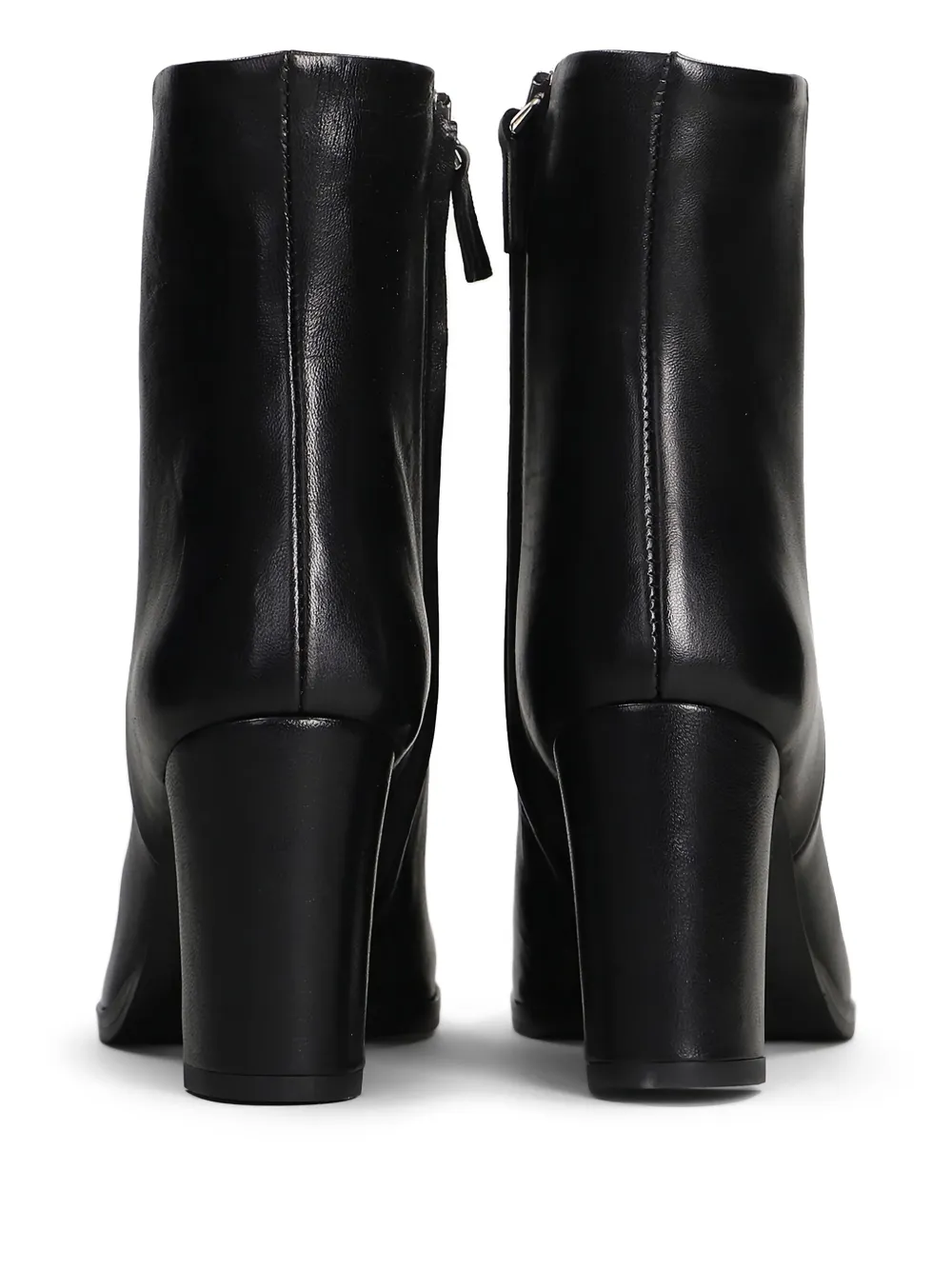 Julie Dee block-heel zipped ankle boots Black