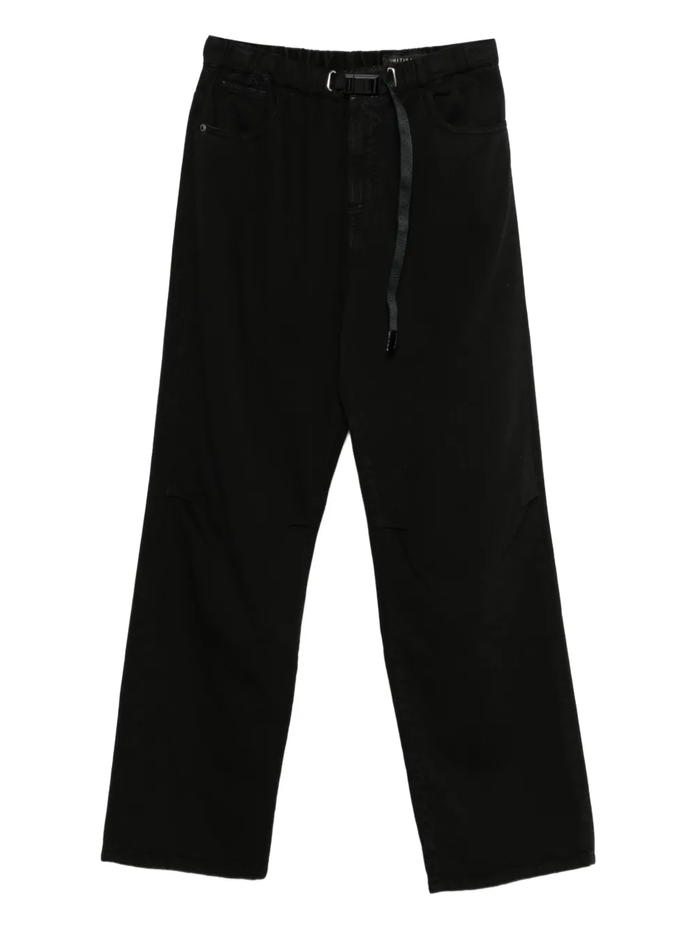 White Sand belt black trousers - Nero