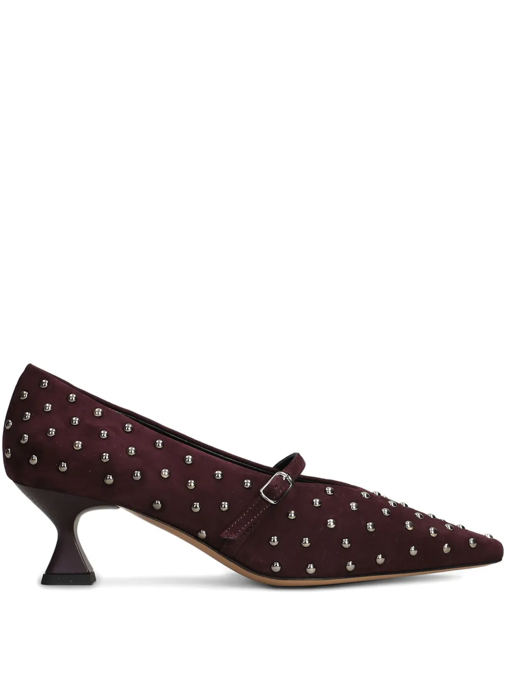 The Seller Pumps met puntige neus en studs Rood