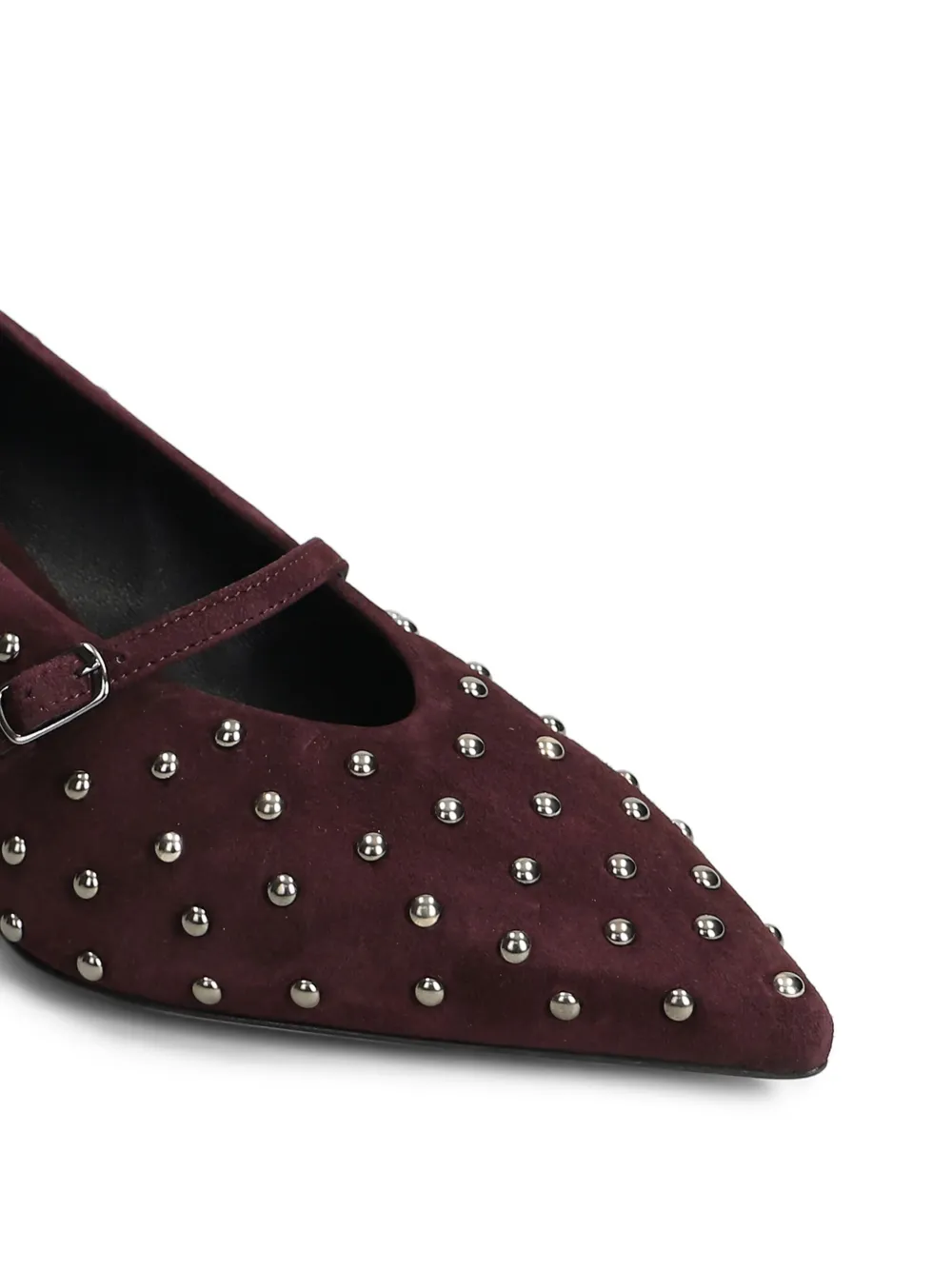The Seller Pumps met puntige neus en studs Rood