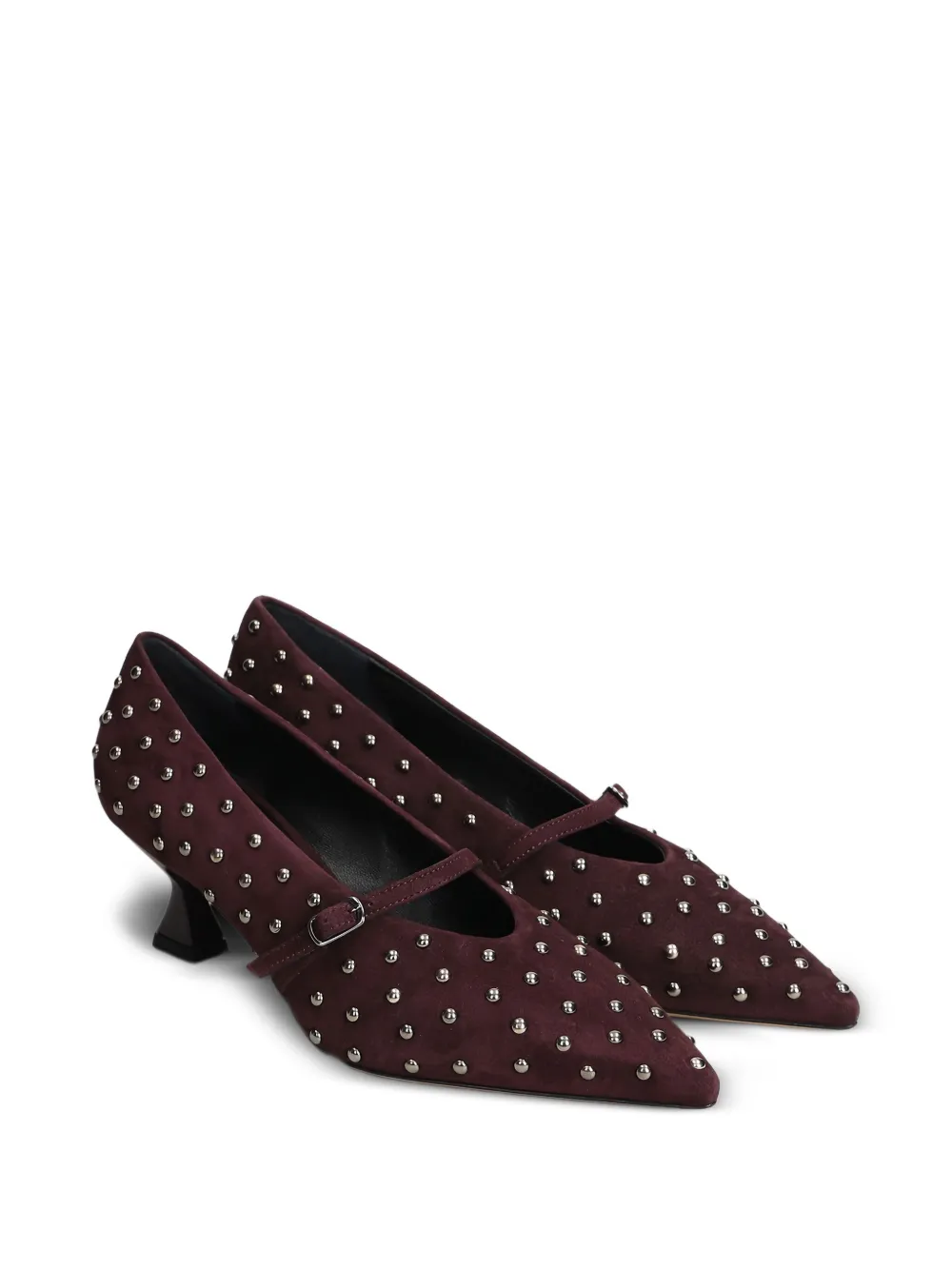 The Seller Pumps met puntige neus en studs Rood