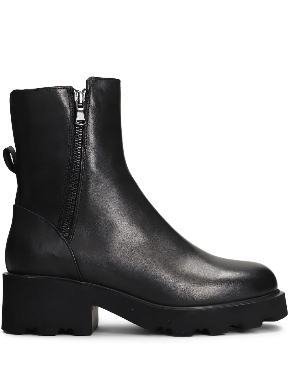 Julie Dee zipped ankle boots Black