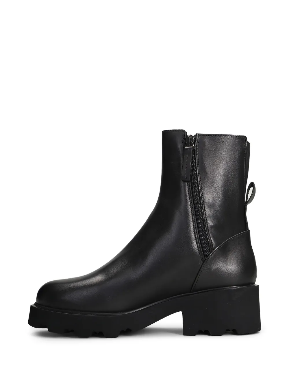 Julie Dee zipped ankle boots Black
