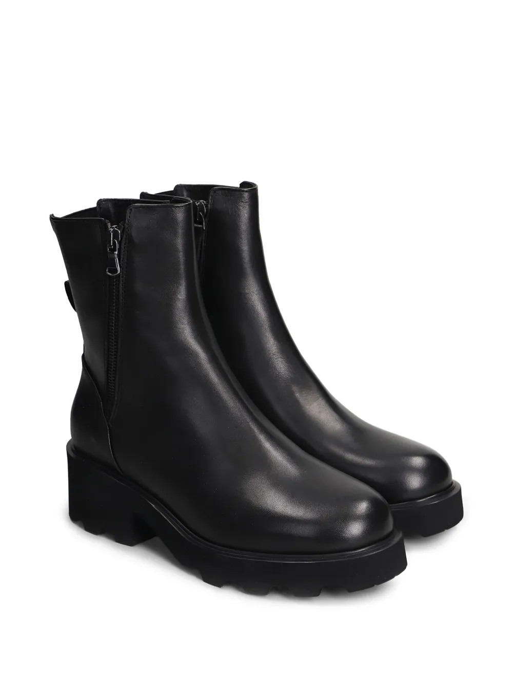 Julie Dee zipped ankle boots Black