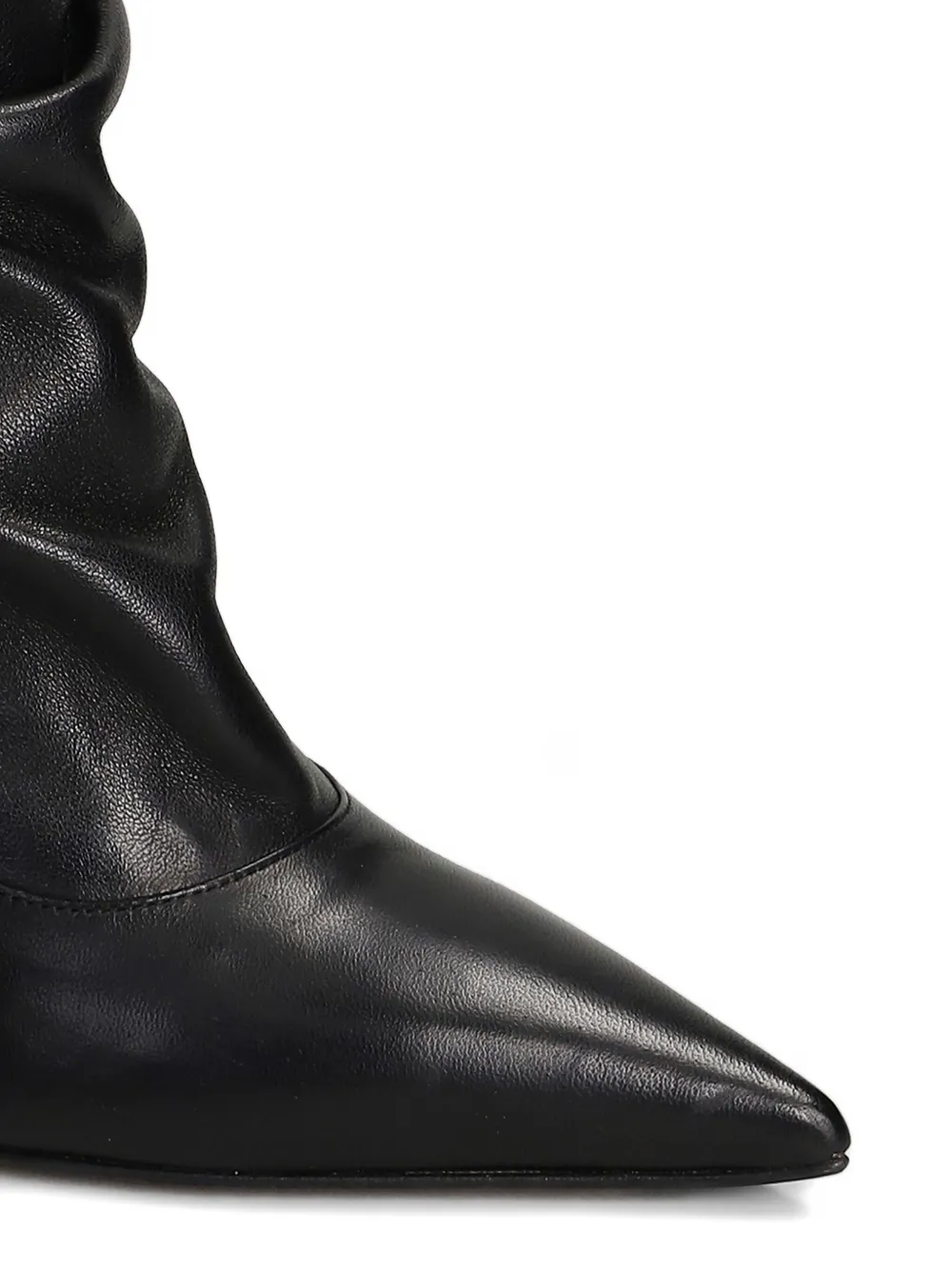 The Seller slouch-leg pointed-toe boots Black