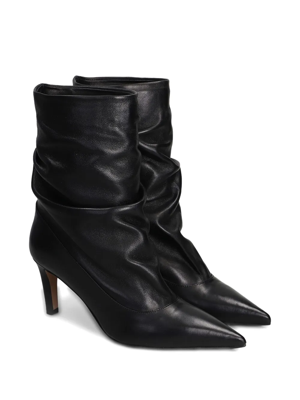The Seller slouch-leg pointed-toe boots Black