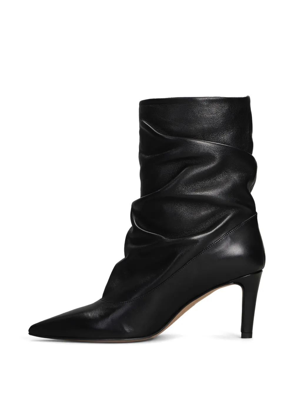 The Seller slouch-leg pointed-toe boots Black