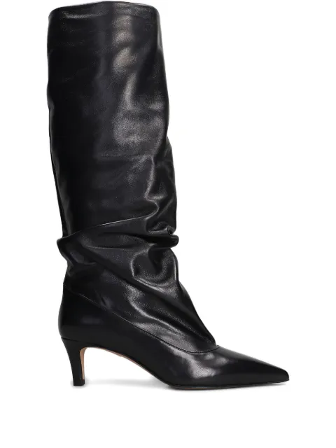 The Seller pointed-toe leather boots