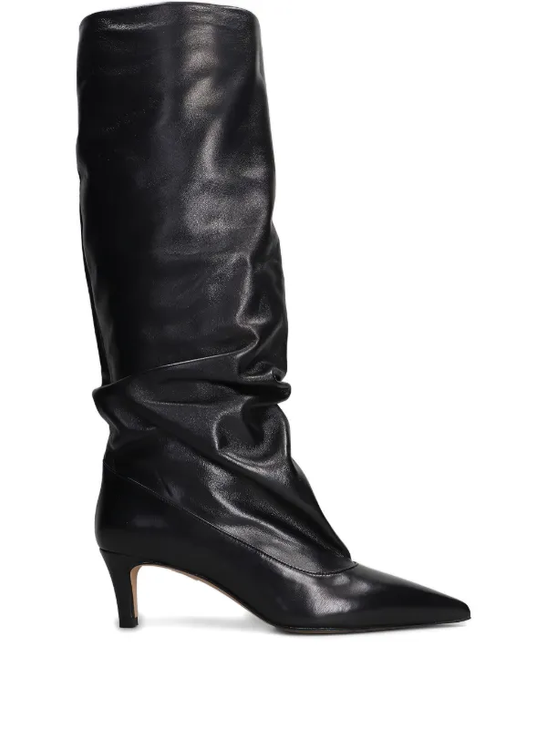 The Seller pointed-toe Leather Boots Black FARFETCH