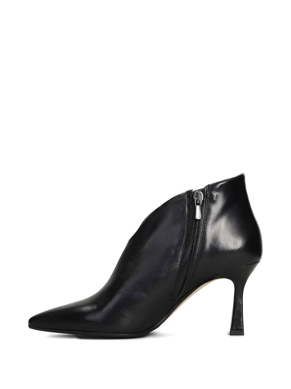 Julie Dee Enkellaarzen met puntige neus Zwart