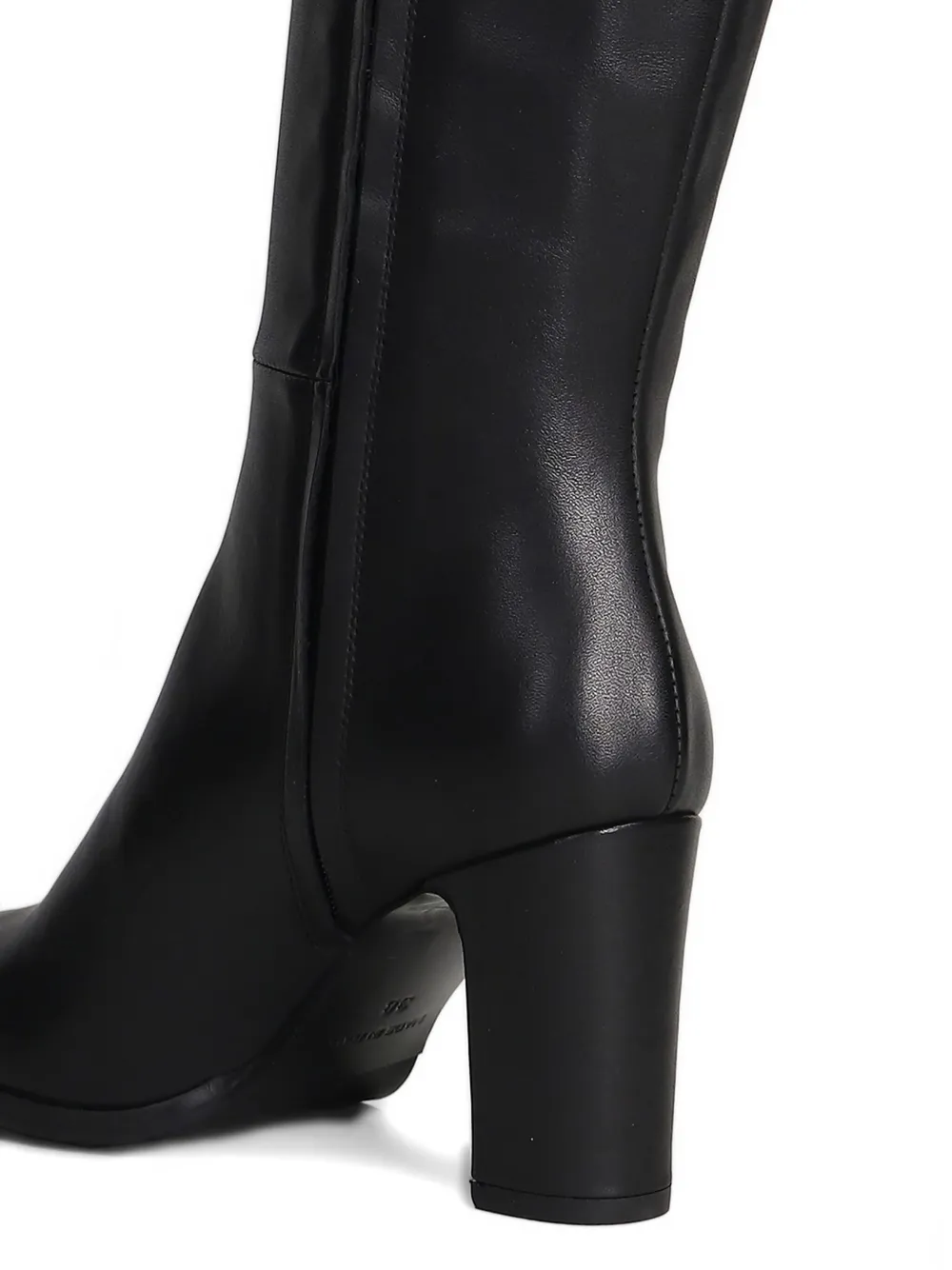 Julie Dee Block-heel Knee-high Boots In Black