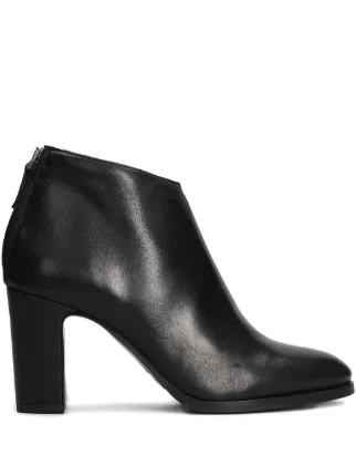 Dee Routation Boot Julie Dee zip-detail block-heel Ankle Boots | Black | FARFETCH