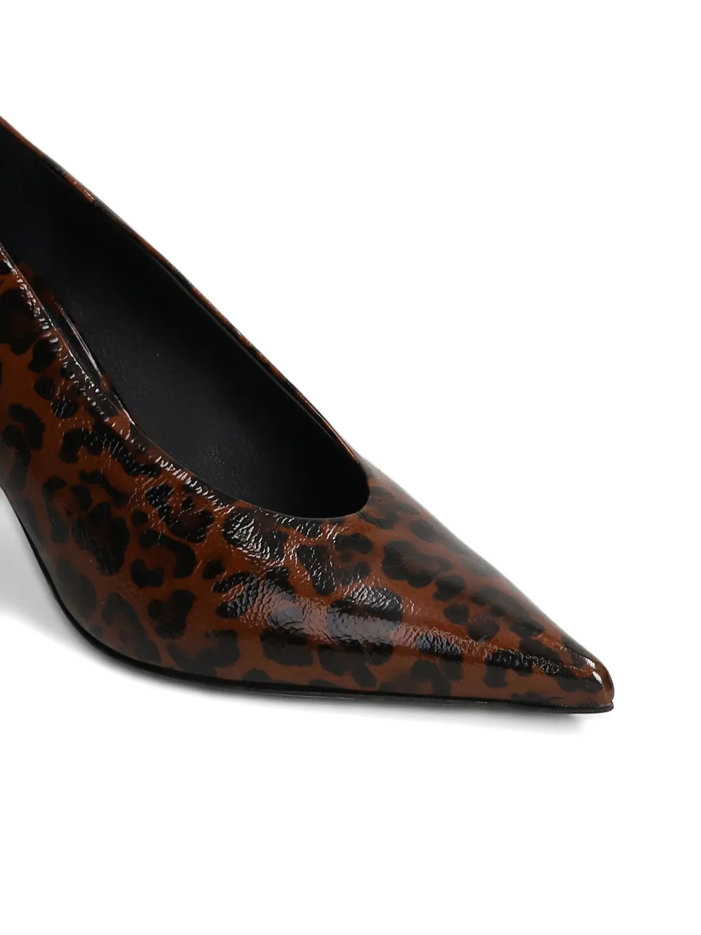 The Seller Pumps In Animalier Leather In Brown