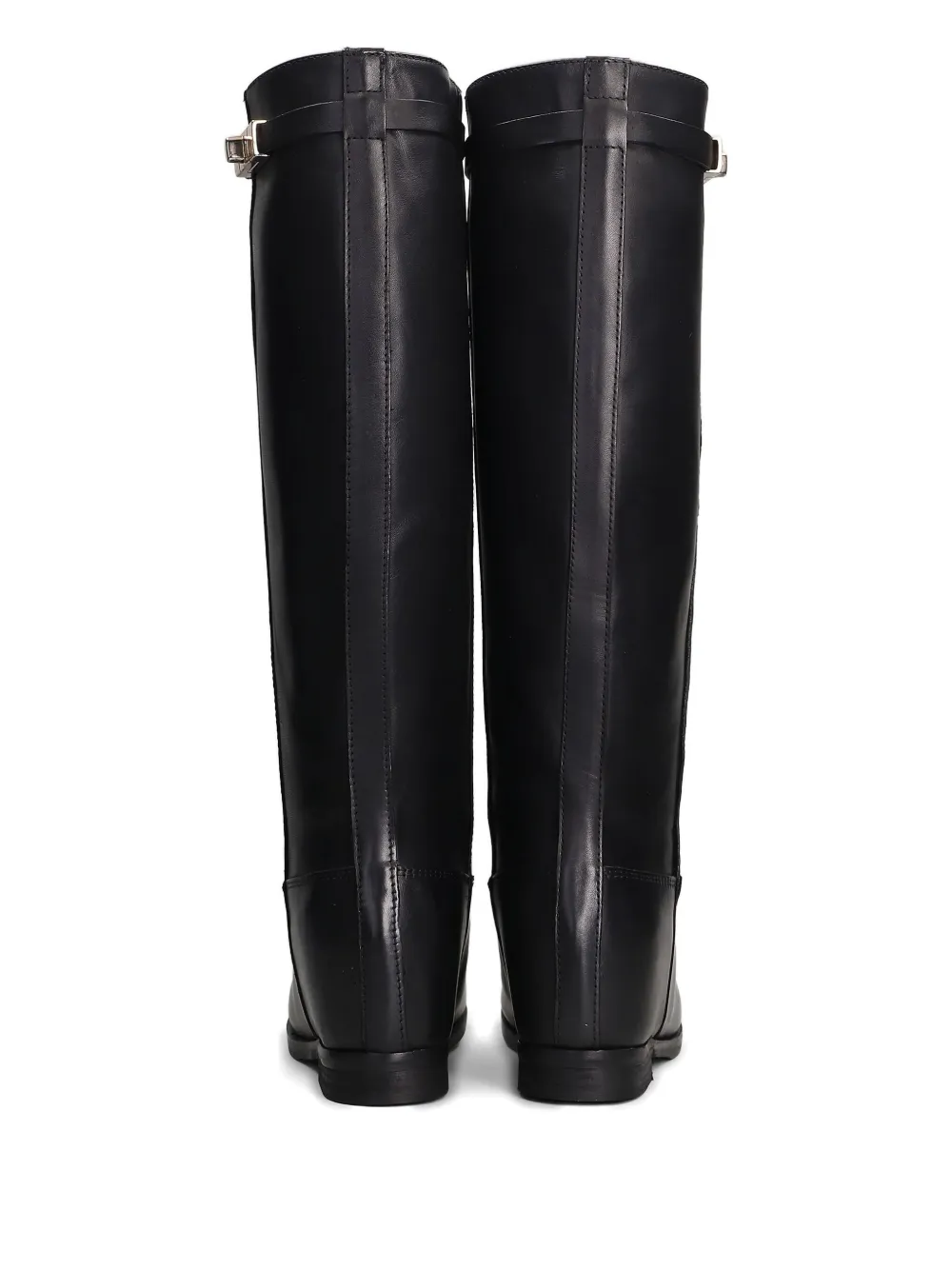 Julie Dee buckle-fastening leather boots Black