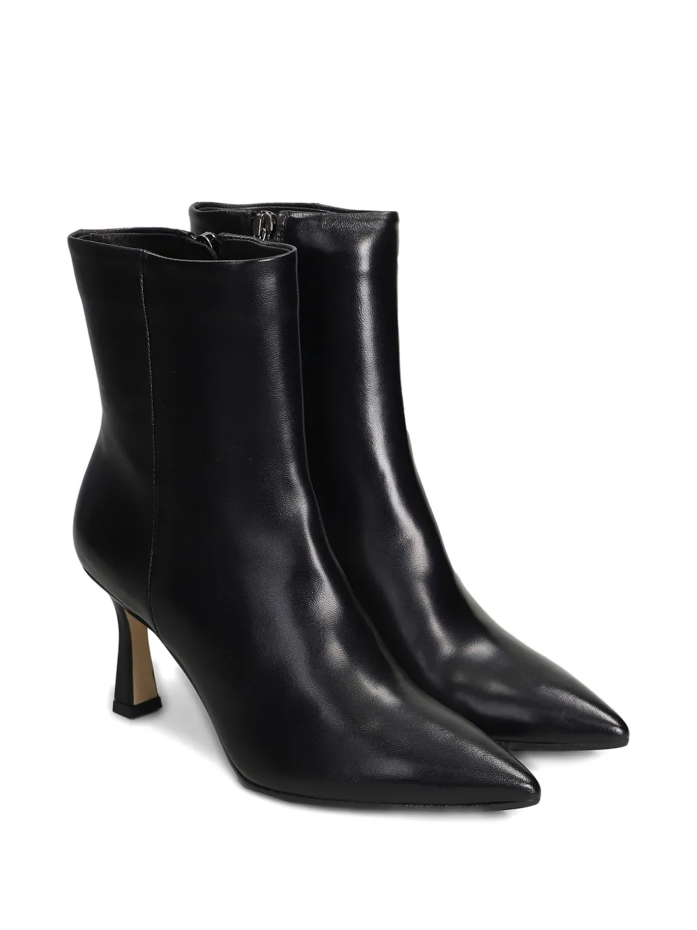 The Seller pointed-toe leather boots Black