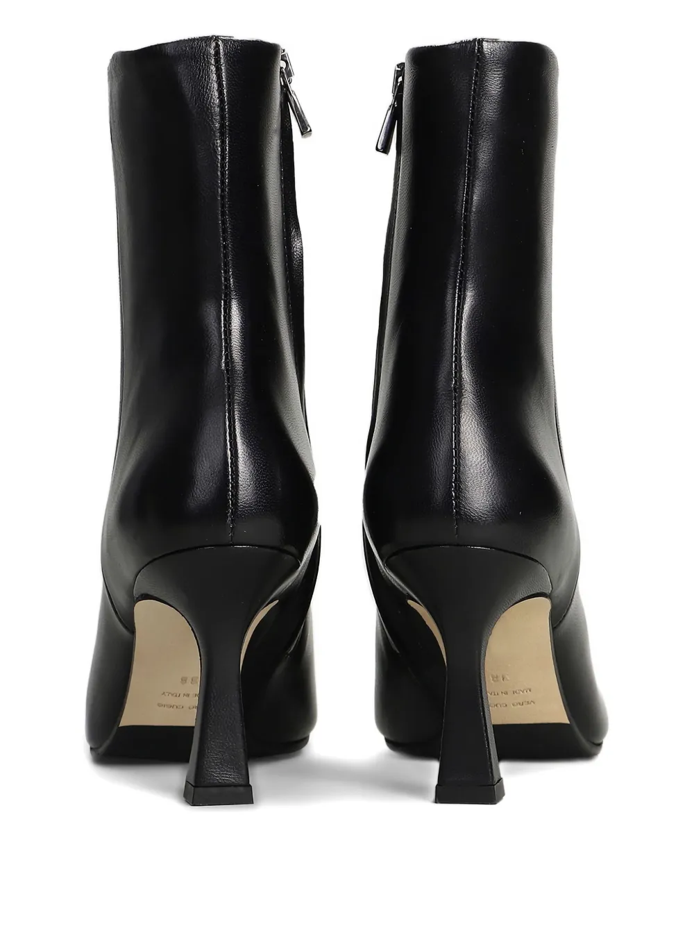 The Seller pointed-toe leather boots Black