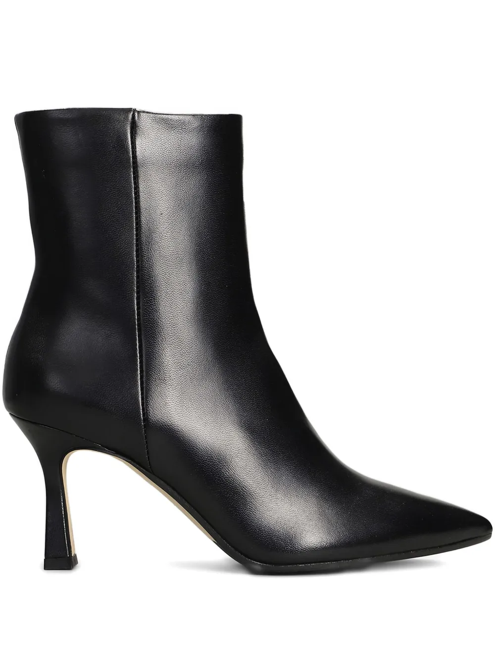 The Seller pointed-toe leather boots Black