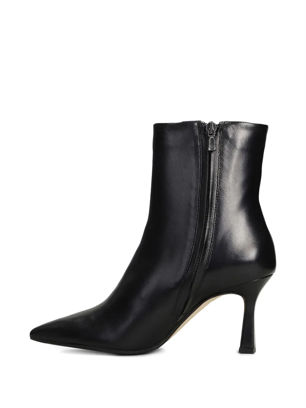 The Seller pointed-toe leather boots Black