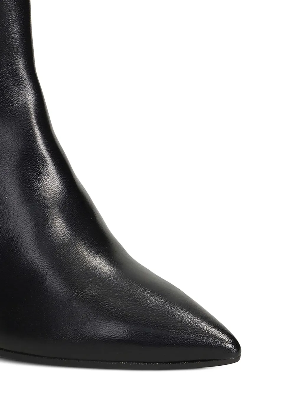 The Seller pointed-toe leather boots Black