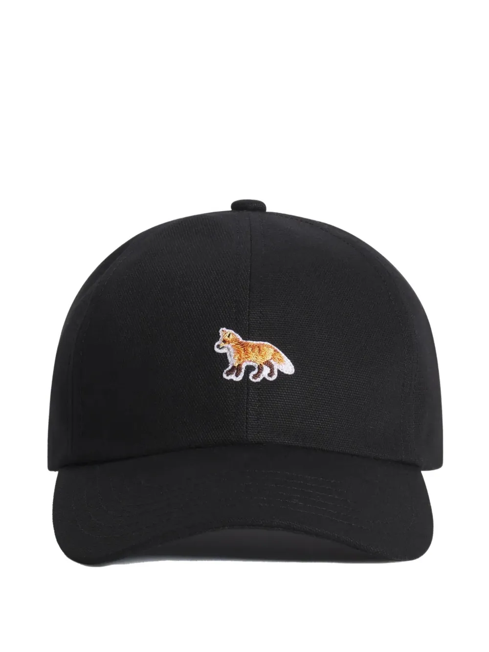 Maison Kitsuné Baby Fox embroidered cap | Black | Image 1