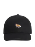 Maison Kitsuné Baby Fox embroidered cap - Black
