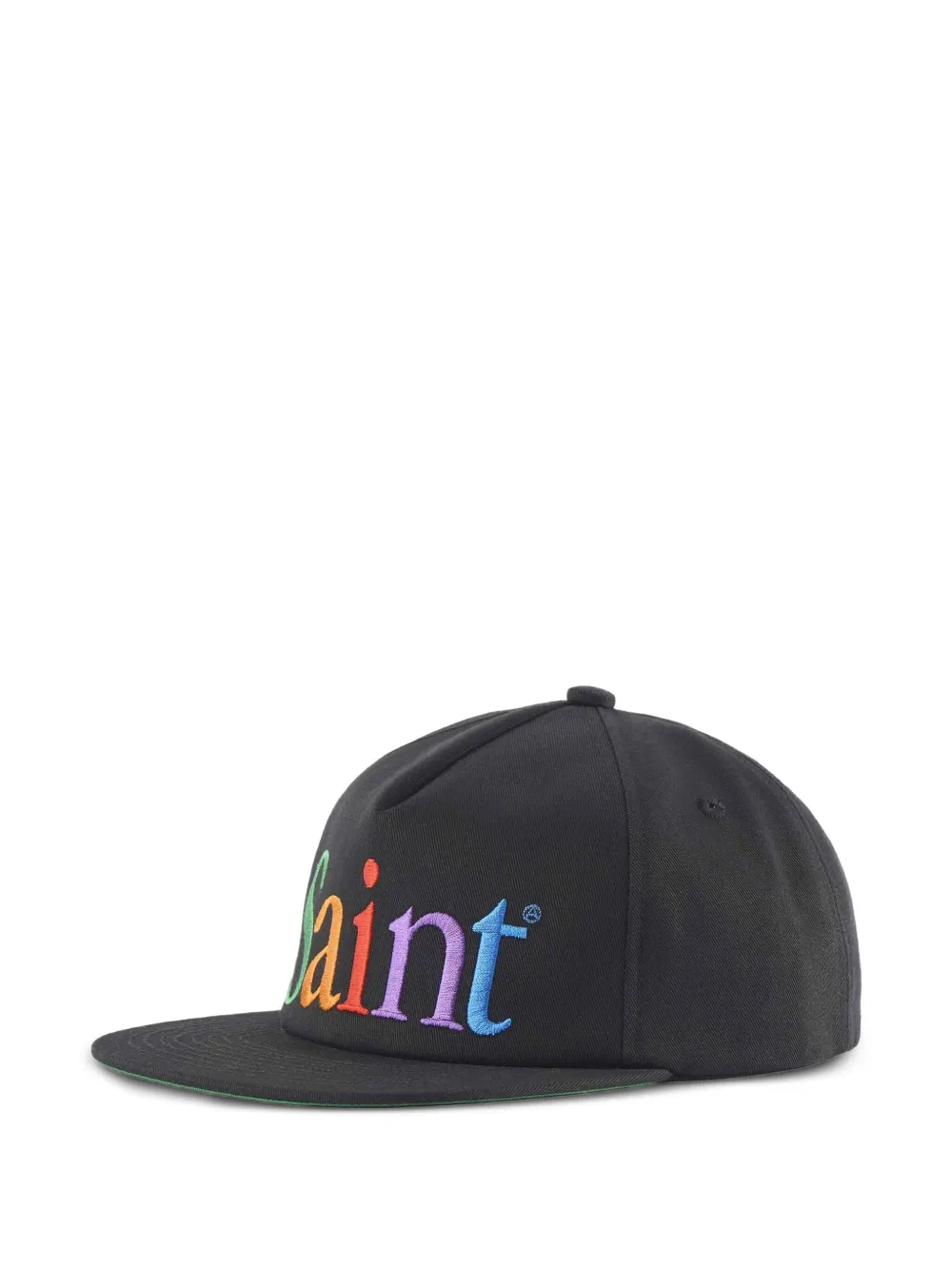 SAINT MXXXXXX rainbow-embroidered Baseball Cap | Black | FARFETCH