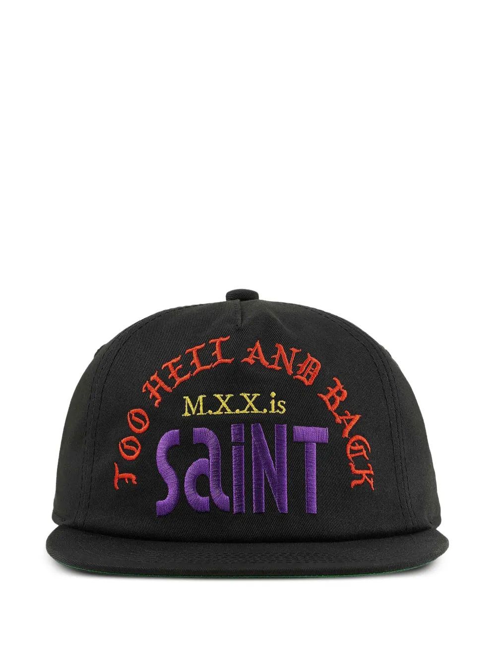 SAINT MXXXXXX cotton baseball cap | Black | Image 1