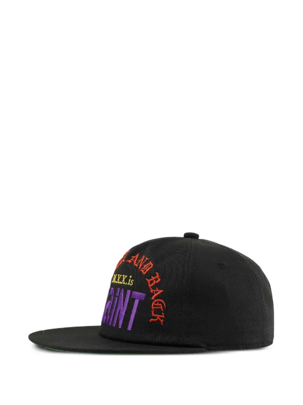 SAINT MXXXXXX Cotton Baseball Cap | Black | FARFETCH