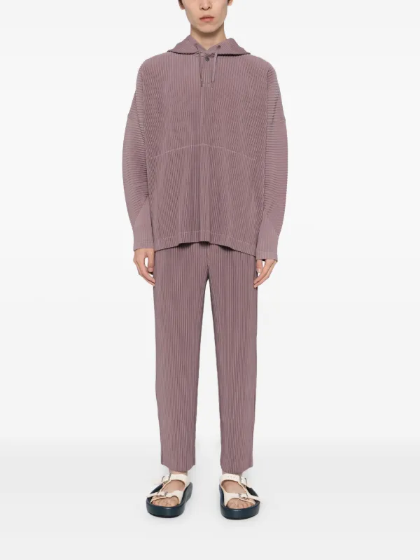 Homme Plissé Issey Miyake プリーツ パーカー | パープル | FARFETCH JP