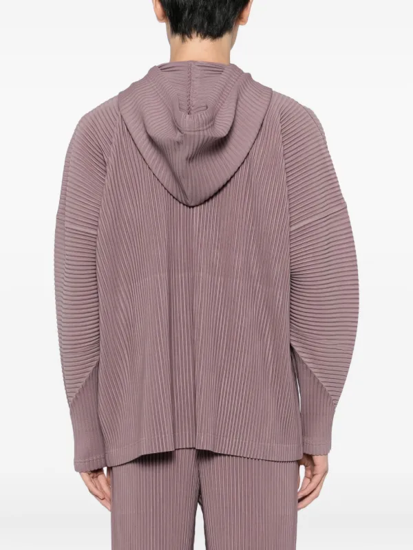 Homme Plissé Issey Miyake プリーツ パーカー | パープル | FARFETCH JP
