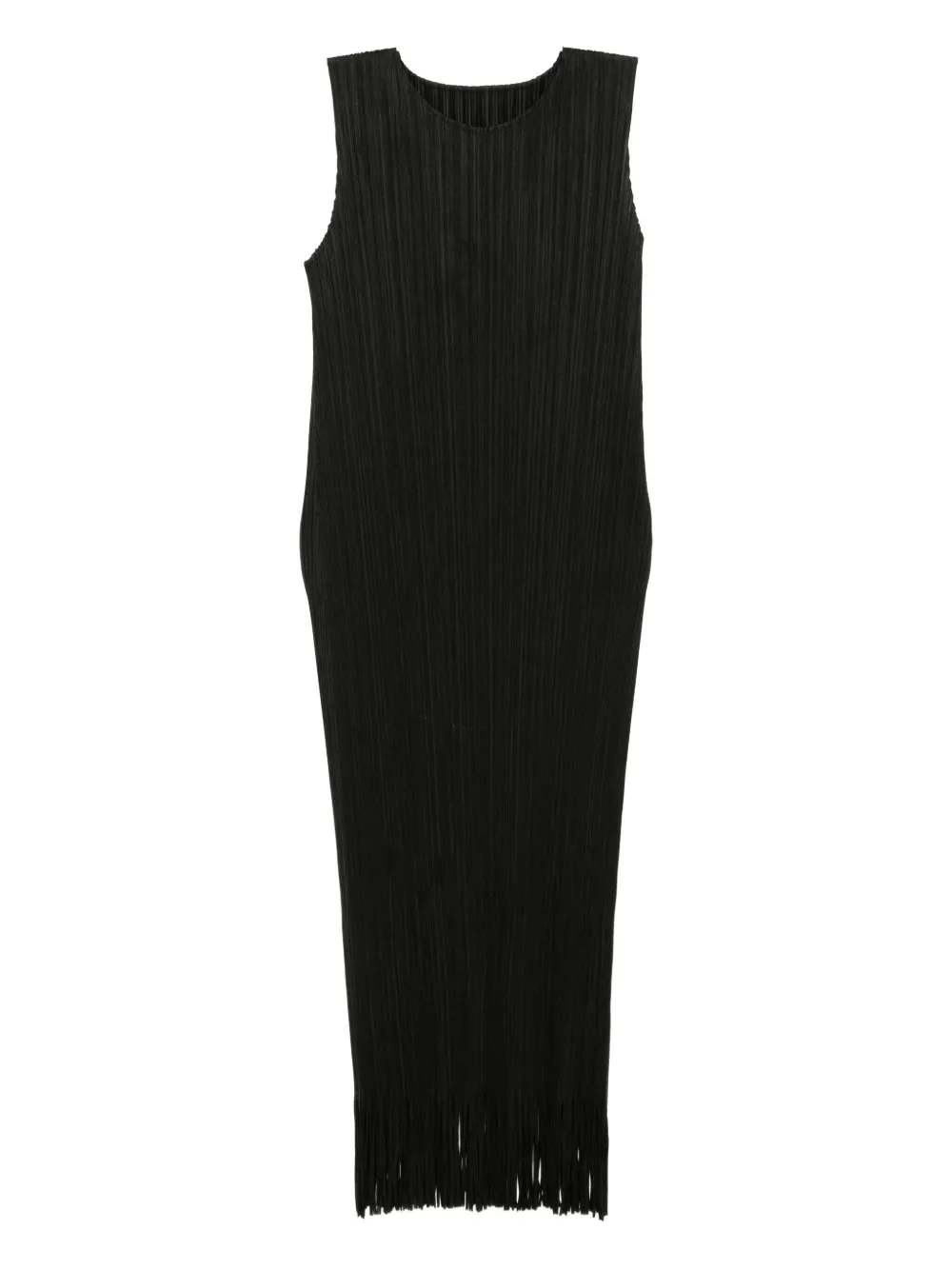 Pleats Please Issey Miyake pleated dress | Black | Image 1
