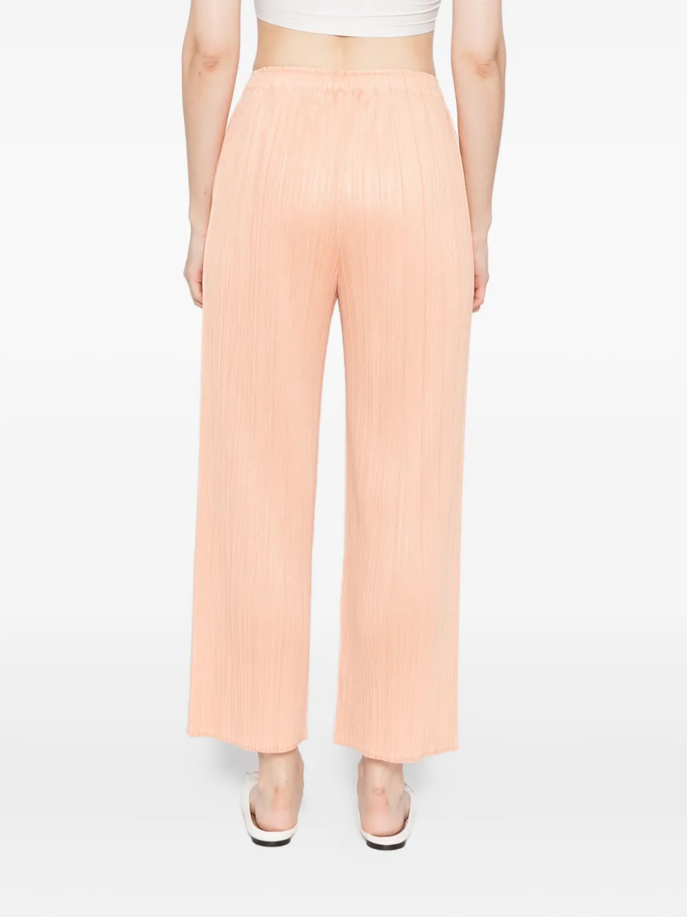 Pleats Please Issey Miyake MC August broek Oranje