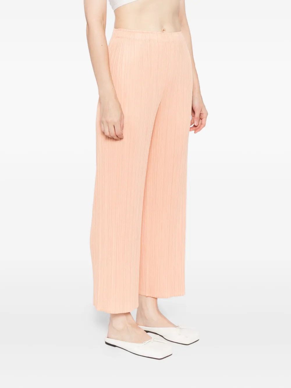 Pleats Please Issey Miyake MC August broek Oranje
