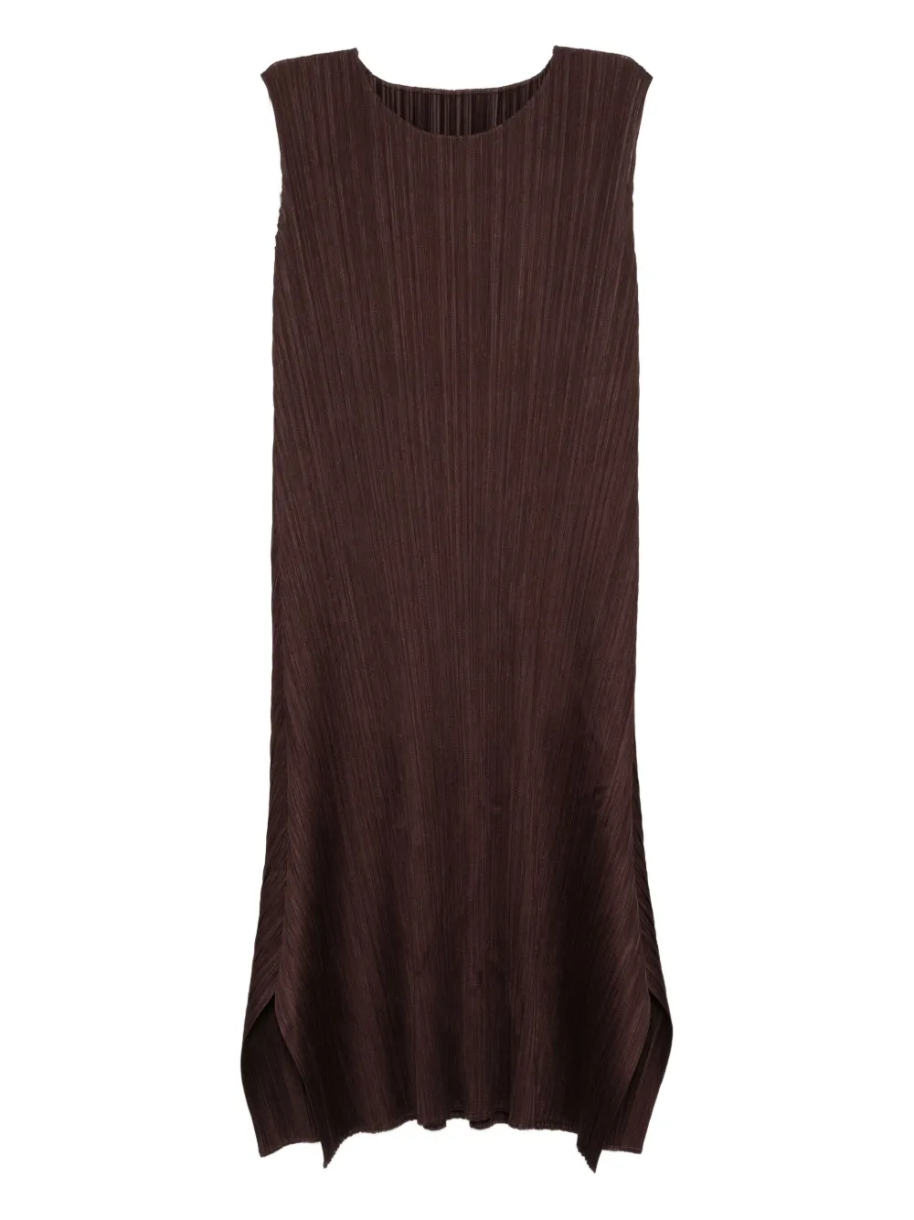 Pleats Please Issey Miyake Mc-July dress | Brown | Image 1