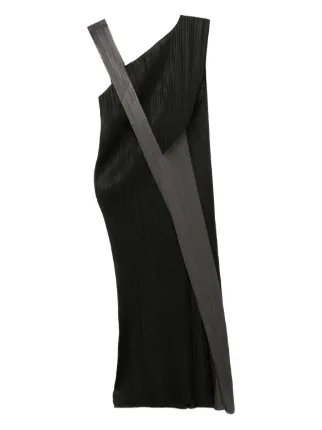 Pleats Please Issey Miyake Pointe Dress | Black | FARFETCH