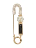 Ermanno Scervino pearl-embellished pin - Gold