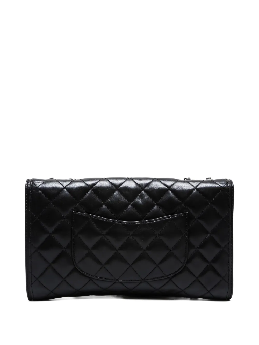 Pre-owned Chanel 2013-2014 Flap Shoulder Bag In Black