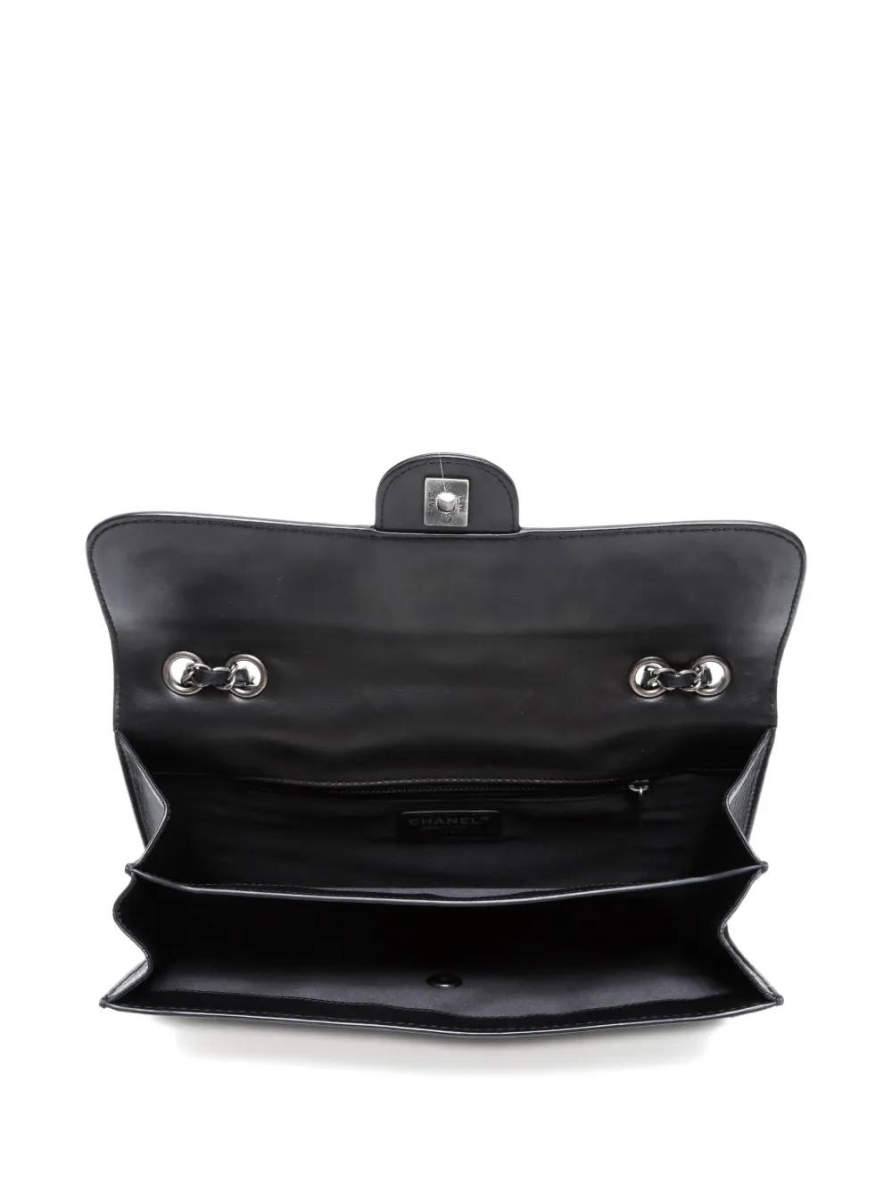 Pre-owned Chanel 2013-2014 Flap Shoulder Bag In Black