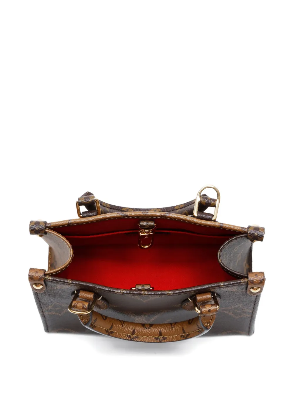 Pre-owned Louis Vuitton 2020s Onthego Bb Tote Bag In Brown