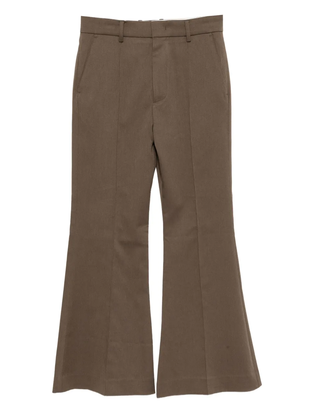 Rokh flared basic trousers | Brown | Image 1