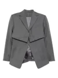 Rokh layered broken jacket - Grey