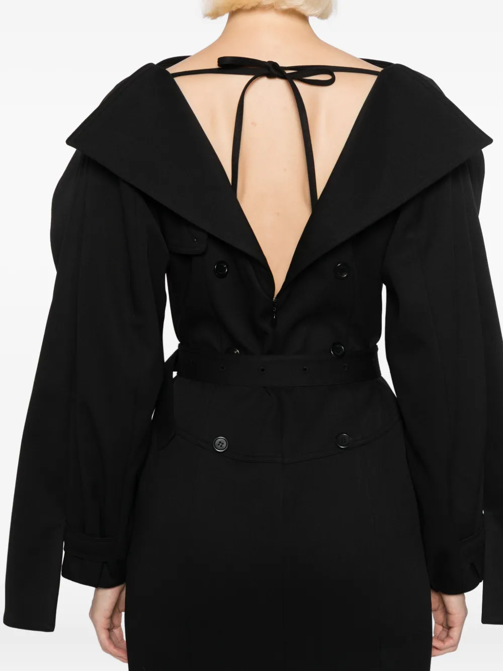 Rokh Jurk met lange mouwen Zwart