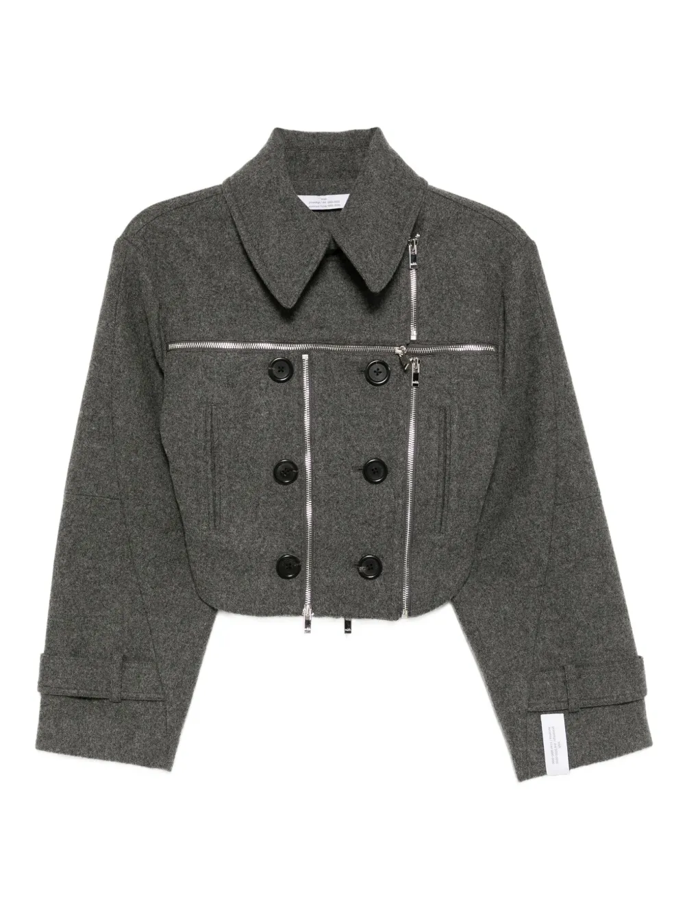 Rokh double breasted jacket | Grey | Image 1