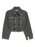 Rokh double breasted jacket - Grey