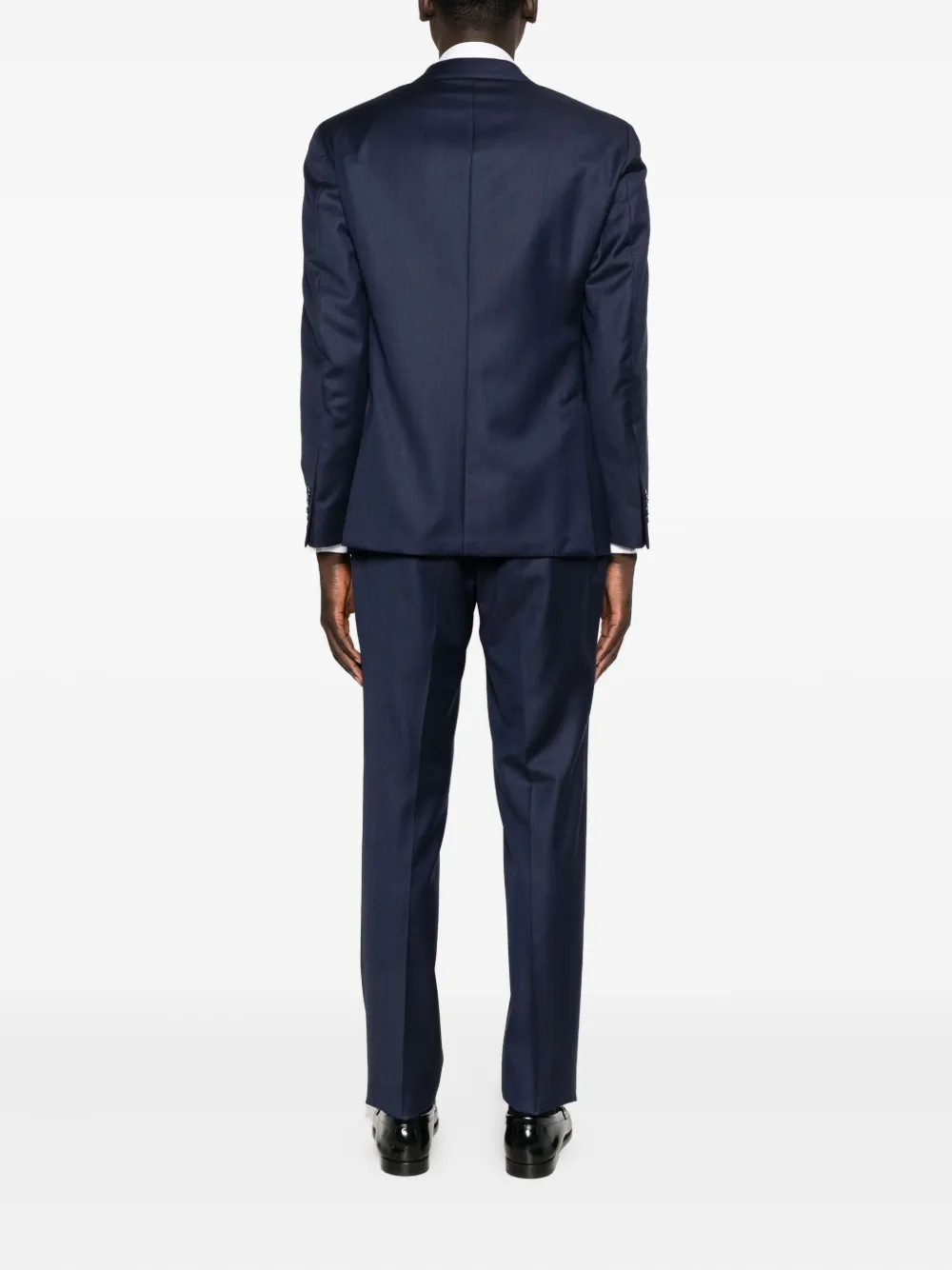 Luigi Bianchi Mantova Wool Suit In Blue