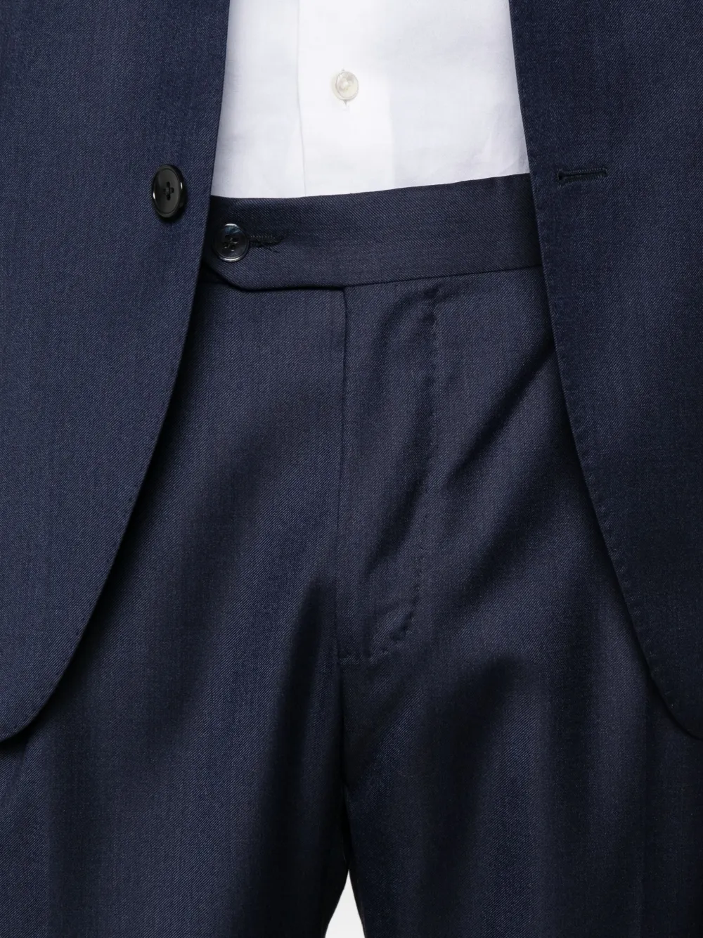 Luigi Bianchi Mantova Wool Suit In Blue