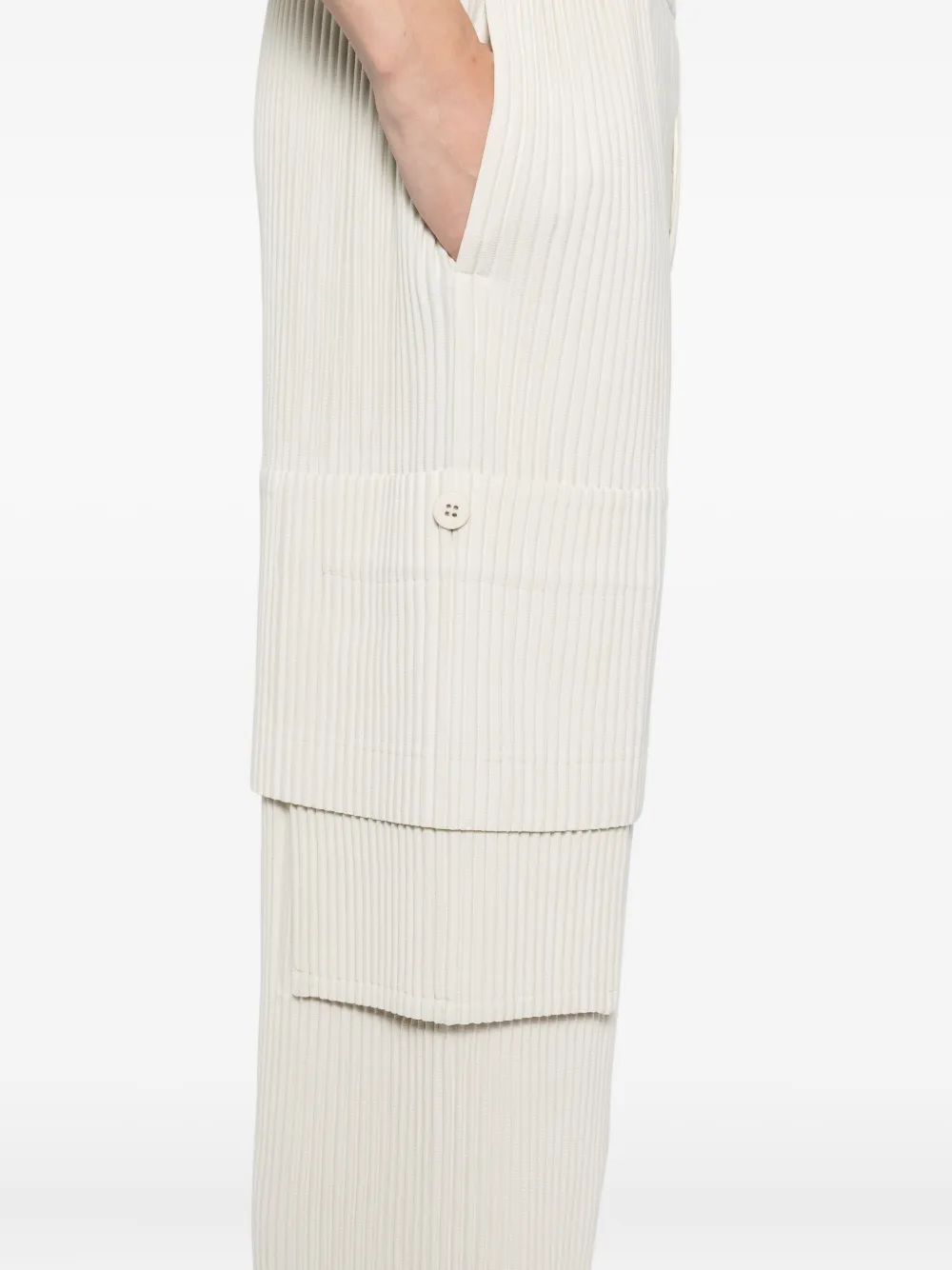 Issey Miyake Multi-pocket Trousers In Neutral
