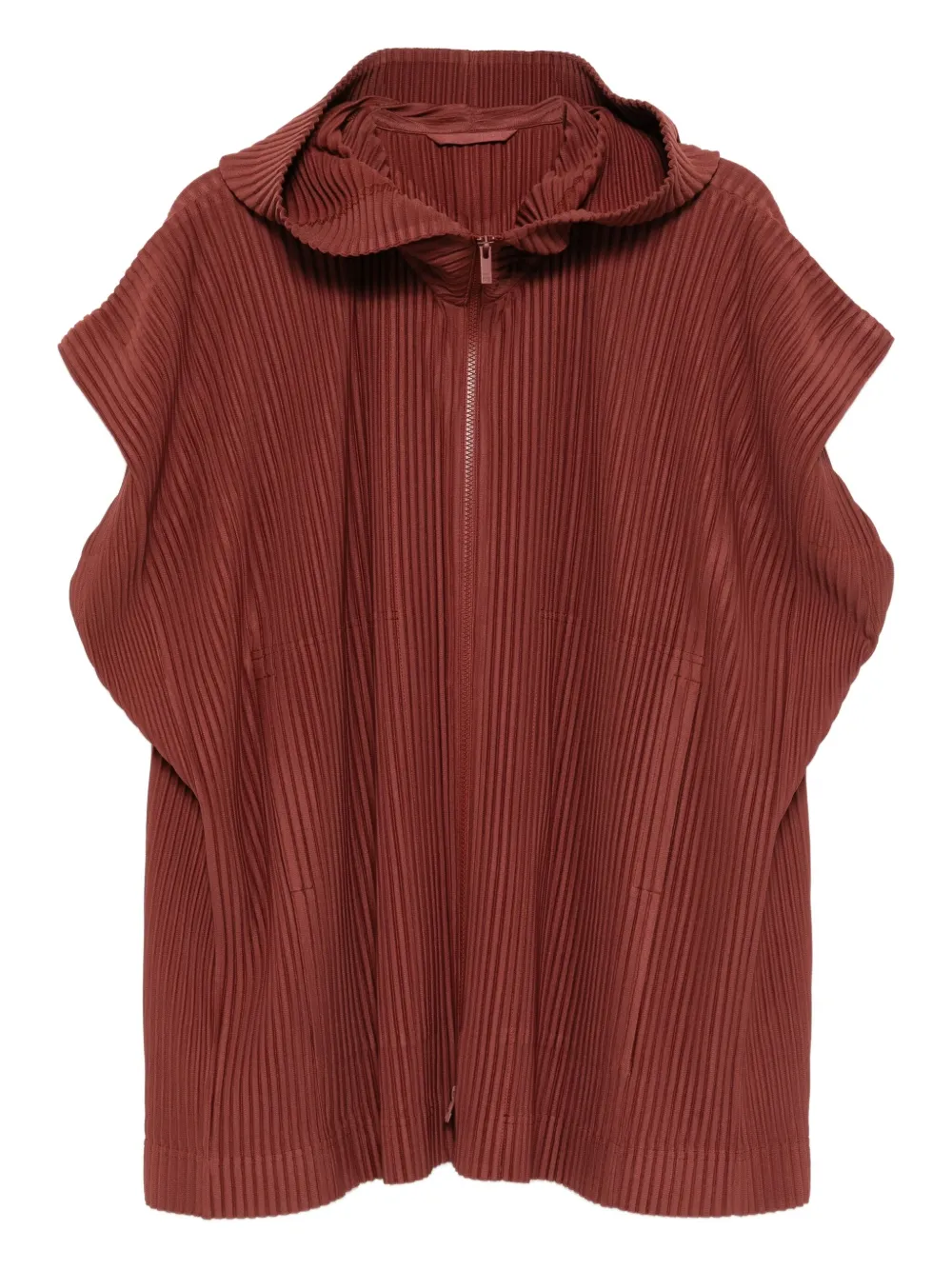 Homme Plissé Issey Miyake August sleeveless jacket | Red | Image 1