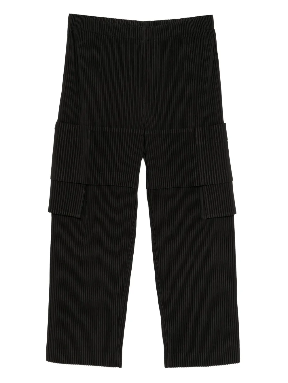 Homme Plissé Issey Miyake マルチポケット パンツ - ブラック Homme Plissé Issey Miyake マルチポケット パンツ - ブラック