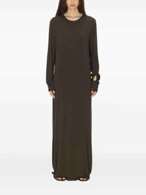 Uma Wang DEA tie-back long-sleeve maxi dress